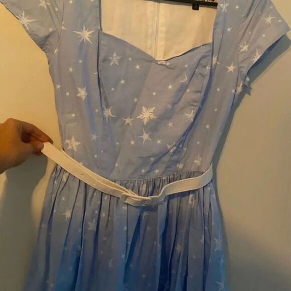 Hell Bunny Vixen Christmas Pin Up Dress - Picture 5 of 7